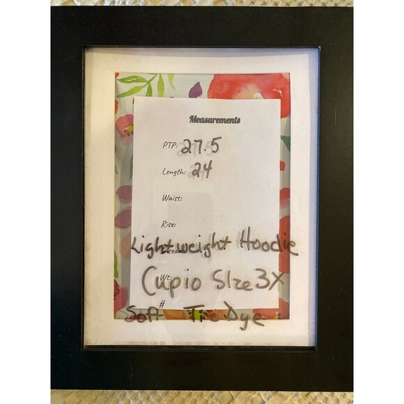 Cupio  Tie Dye Sage Green Shirt Hoodie Womens Size 3X Super Soft Comfortable - Picture 7 of 11